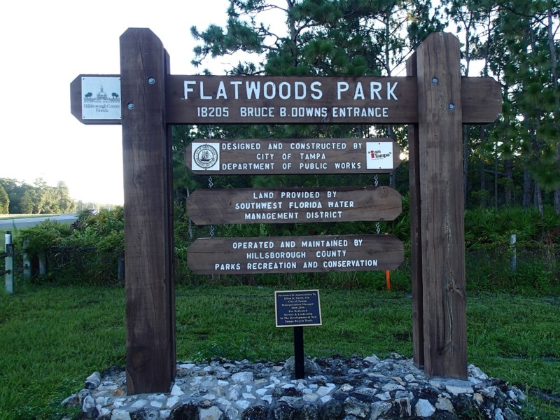 Flatwoods Park - Bruce B Downs Entrance